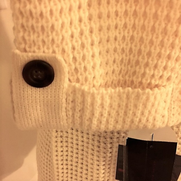 Adrienne Landau Cascading Front Cardigan Faux Fur - Picture 7 of 7